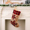 Cloth Christmas Stocking47x21cm Multicolour with 2
