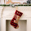 Cloth Christmas Stocking47x21cm Multicolour with 5