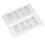 Aluminum Alloy Rectangular Vent Cover 80x200mm for Cabinets & RV 1
