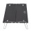 Udendørs klapbord aluminium sort 30x21cm 8