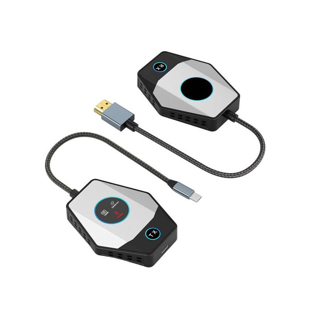 Wireless -Compatible Transmitter And Receiver,1080P Plug & For Streaming Video From Laptop, Projector, Monitor 4713970124411