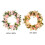 Spring Hydrangea Wreath35cm Rattan & Silk Pink Floral 8