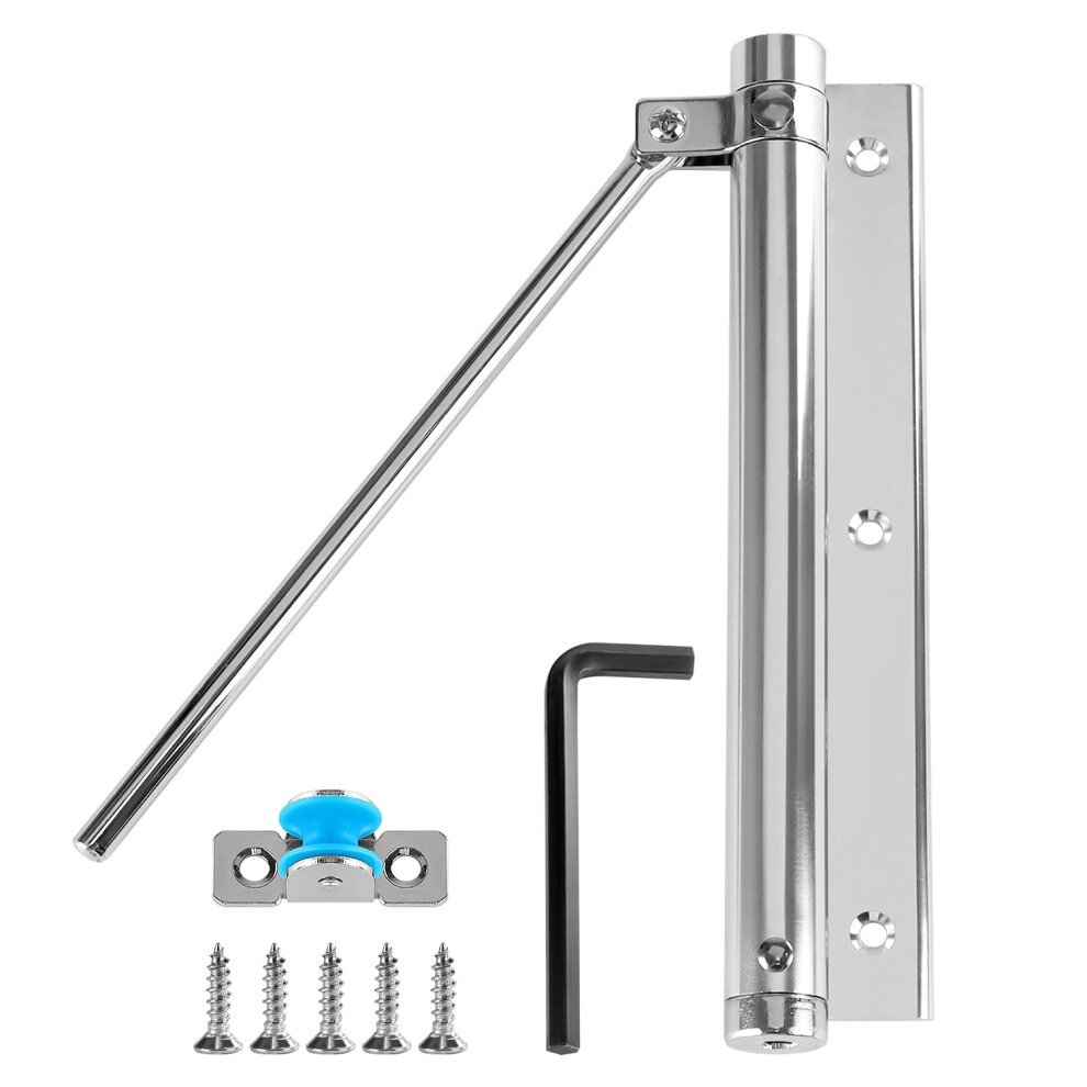 Adjustable Aluminum Alloy Door Closer With Adjustable Closing Speed For Wooden, Residential And Commercial Doors 9169991552576