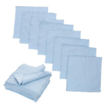 Microfiber Cleaning Cloths 50 Pack Lint DoubleSided Wipes for Eyeglasses Screens and Cameras