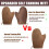 2 Pack Breathable Mesh Self Tanning Mitt with Waterproof Inner Layer for Even Tan Finish 3