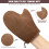 2 Pack Breathable Mesh Self Tanning Mitt with Waterproof Inner Layer for Even Tan Finish 4