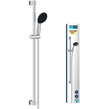 Duschset mit 2-Strahl-Duschkopf, 90 cm Stange und Schlauch - GROHE Vitalio Start 110 26954001 - Wassersparend - Verchromt