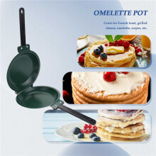 Poêle AntiadhéSive DIY, Poêle à Frire Double Face Poêle à DéJeuner, CuisinièRe à Gaz et à Induction Universelle