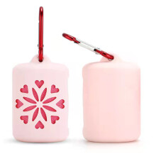 (Pink) Microfibre Sports Towel - Soft, Sweat-Absorbing