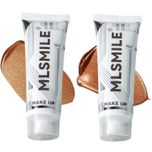Self Tanning Drops and Shimmering Bronzing Body Oil Set for Face and Body, Medium Dark Tones, Natural Glow