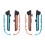 Decorative Strips for   2  Replaceable Side Plates for Left & Right Controllers Left  Right Red 7