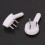 80 Pcs Plastic Heavy Wall Picture Frame Hooks Hangers 3-Pin Small White 6