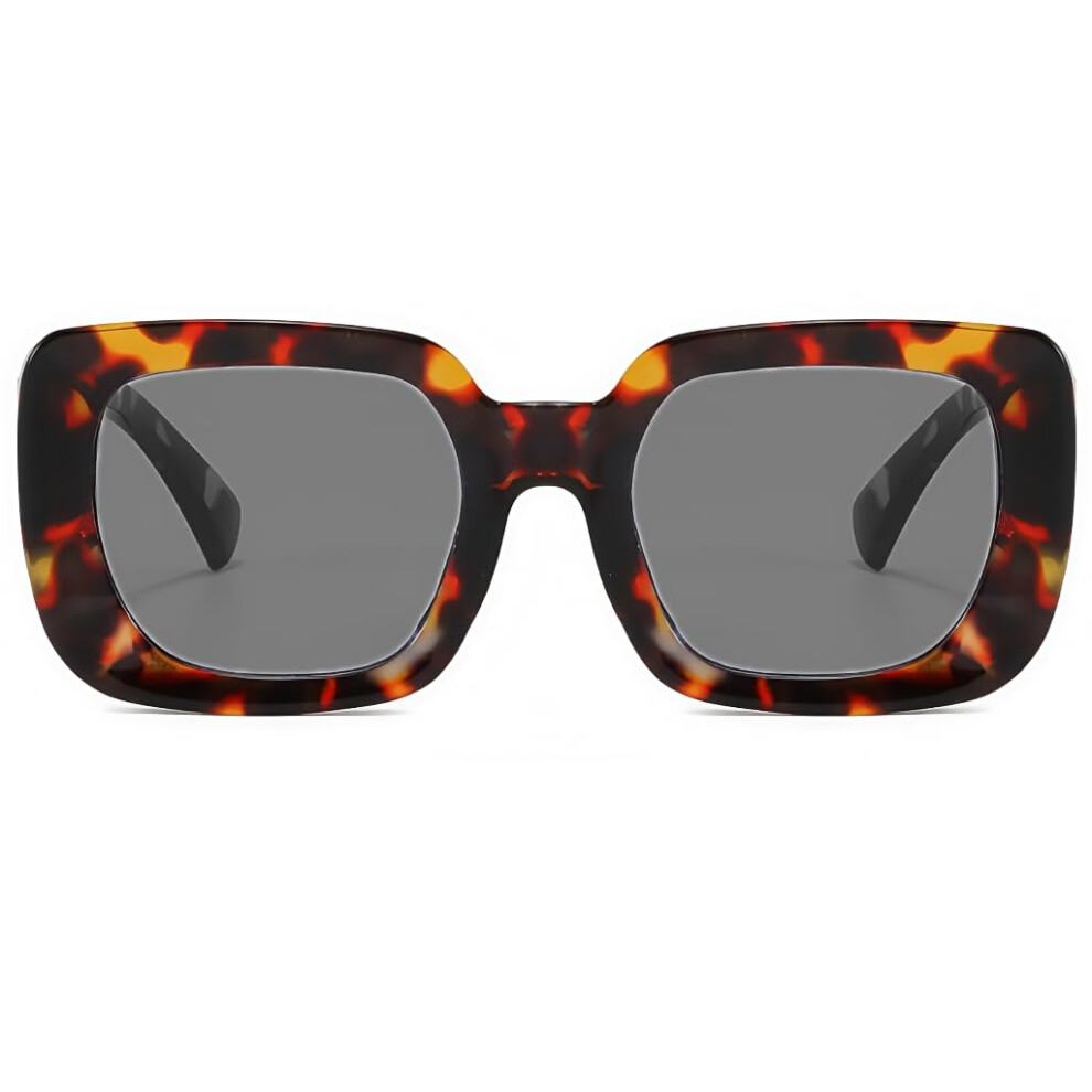 2.0x Reading Glasses with UV400 Eye Protection, Vintage Style Clear Magnification for Women