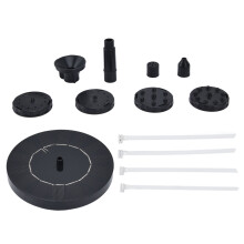 Pompe solaire pour fontaine, bassin de jardin et bain d'oiseaux