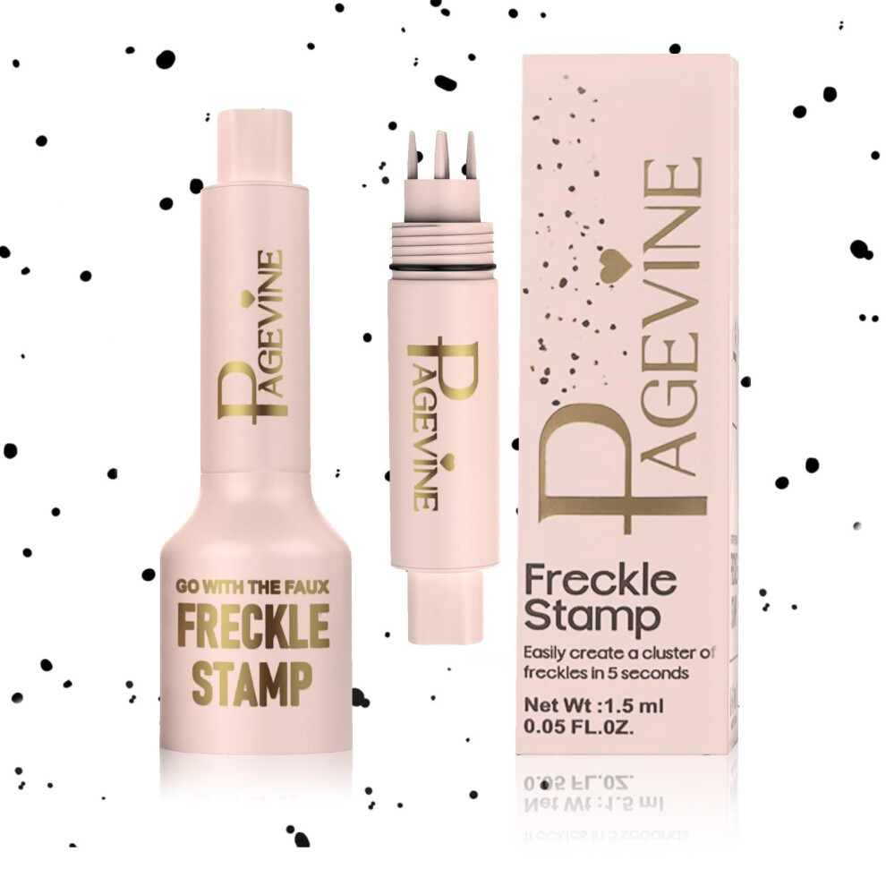 Light Freckle Pen Stamp Waterproof Natural Looking Fake Freckles Makeup Long Lasting Five Prong