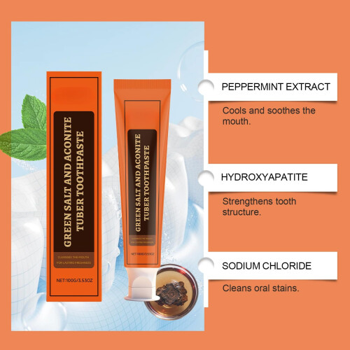 Sensitive Teeth Toothpaste with Gentle Formula for Deep Interdental Cleaning and Stain Removal 3PCS 1