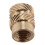 400Pcs M3 Thread Knurled Brass Threaded Heat Set Heat Resistant Insert Embedment Nut for 3D Printer 7