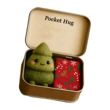 Reusable Festival Pocket Decoration for Christmas Party-B