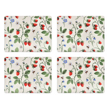 Ulster Weavers Strawberry Patch Set of 4 Cork Placemats