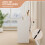 MCC Dressing Table Adjustable LED Mirror Vanity Table Make up Desk and Drawers  Tulsa White 5