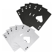 Metal Ace of Spades Card Bottle Opener Portable Stainless Steel Can Opening Tool
