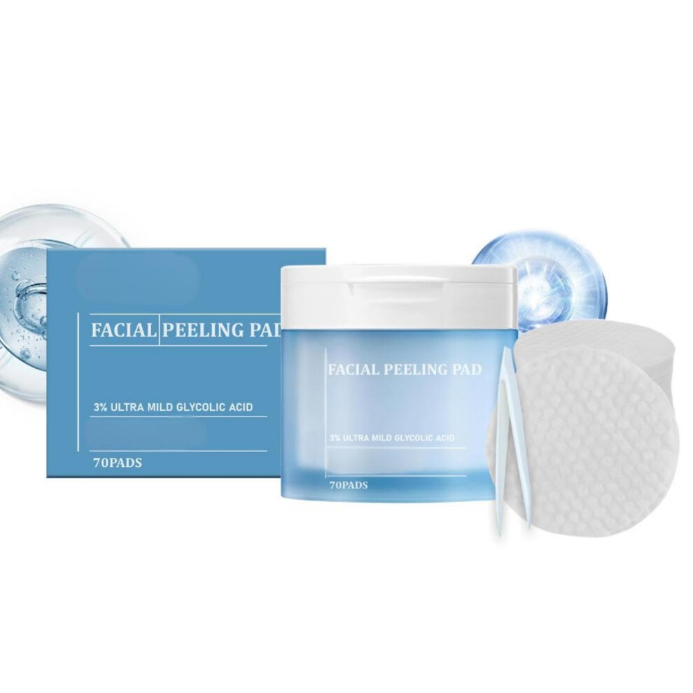Exfoliating Pads with Salicylic and Glycolic Acid for Smooth Hydrated Skin, 70 Count