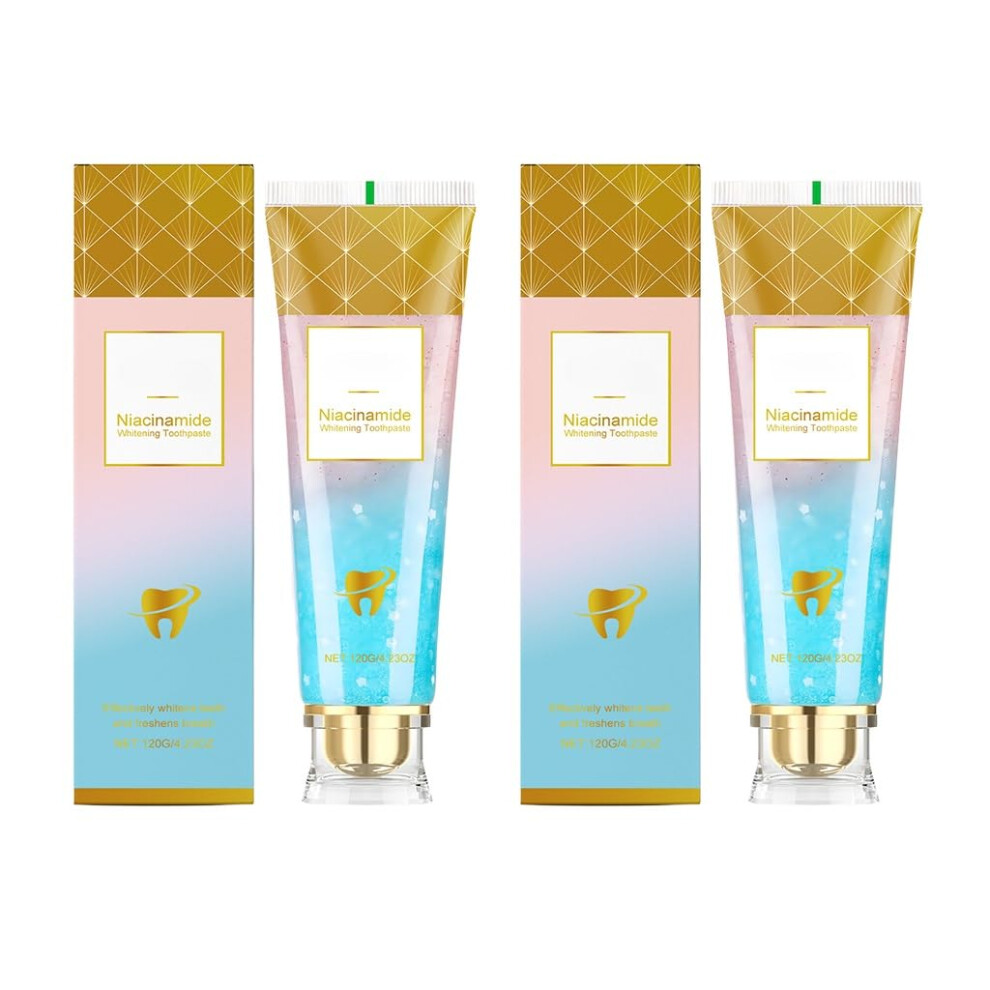 Whitening Toothpaste Set  Gentle Gum Care, Daily Stain Removal, Fresh Breath, Teeth Whitening Formula (2PCS)