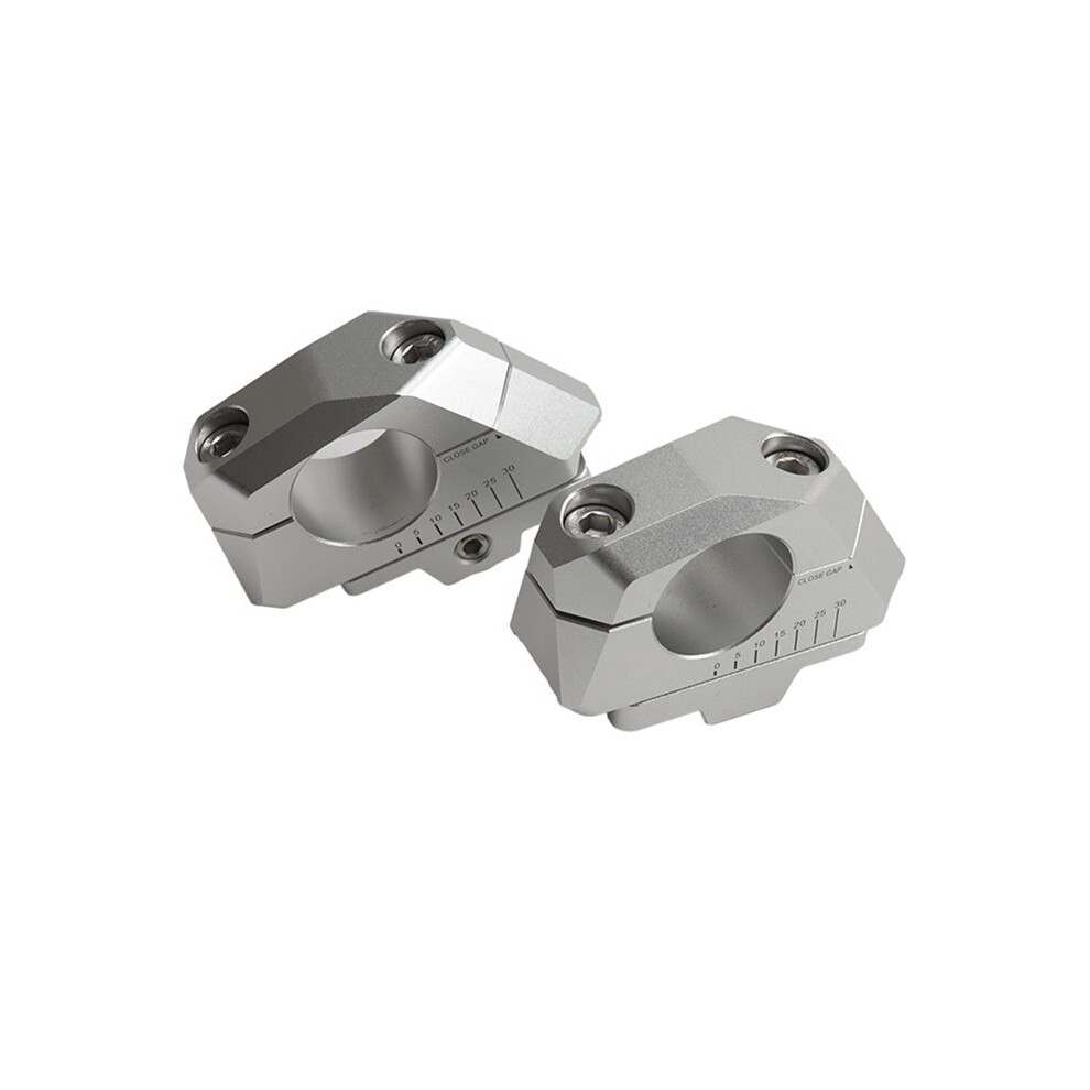 Motorcycle Handlebar Riser Clamp Extend Mount 5-30Mm Adapter For R1200gs Lc Adv Gs1200 R1250gs/Adv Silver 4711580818560