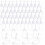 100Pcs Tip Applicator Bottles with 10Ml/0.34 Oz Clear Squeeze Bottles Plastic Glue Applicator for Liquid Oil Quilling 2