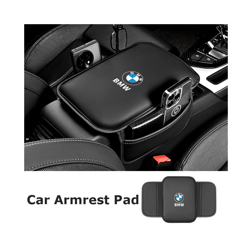 Car Armrest Pad Center Console Box Pad Protector For Bmw Black 4069369445873