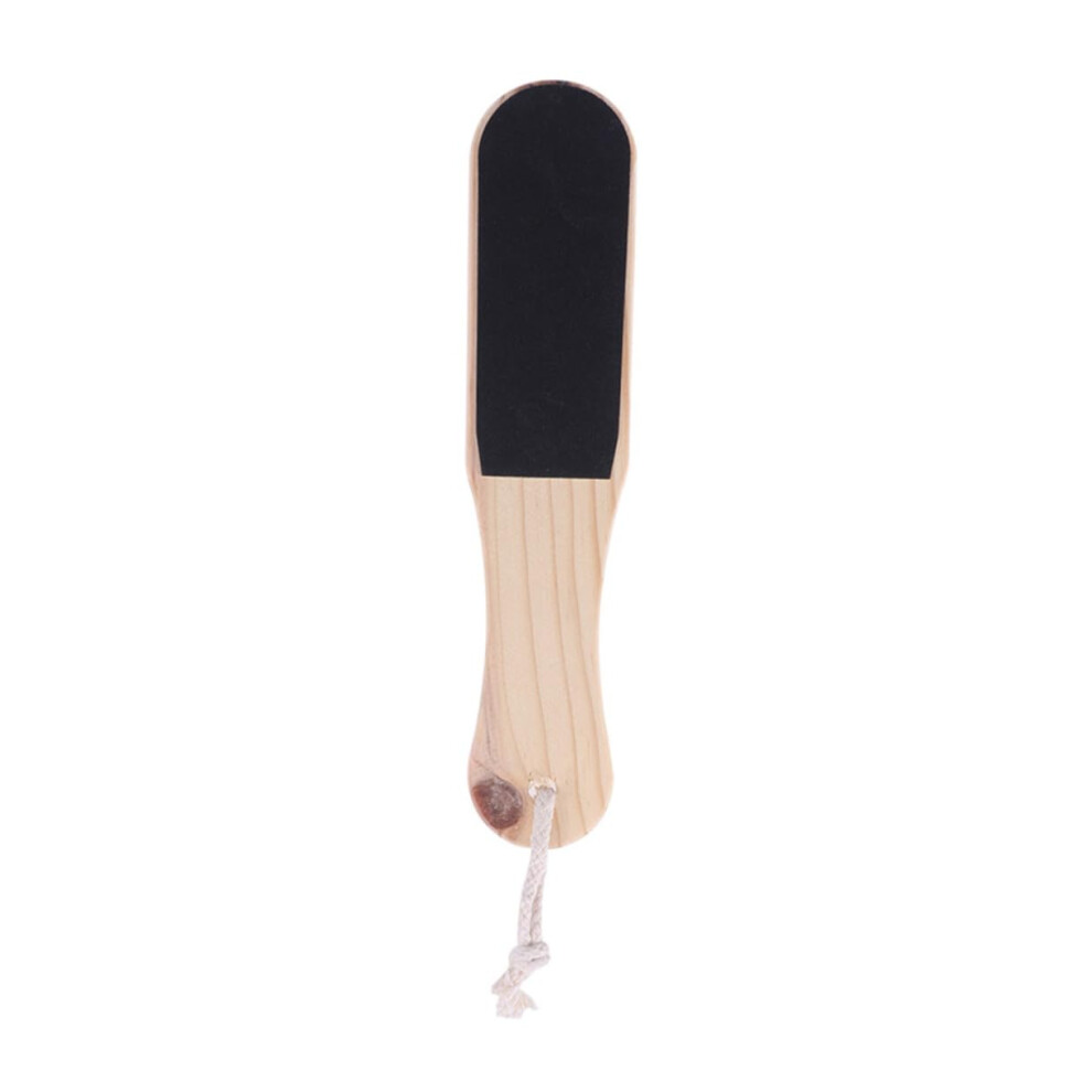 Foot Callus Remover Wooden Foot File 2 in 1 DualSided Beechwood Pedicure Exfoliating Tool