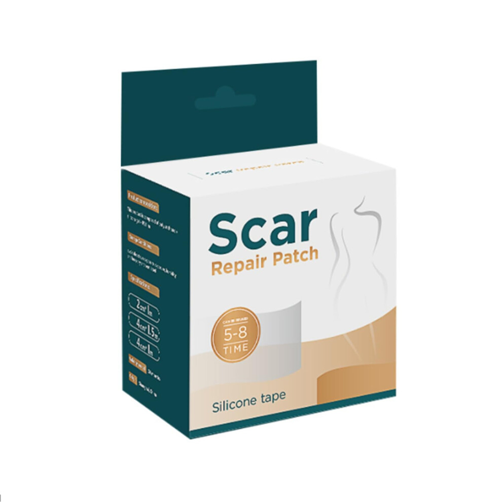 Silicone Scar Sheets 1.6'x120' Roll Medical Grade Scar Tape for Surgery CâSection Keloid Removal