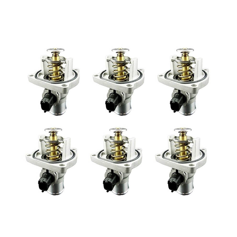 6X Engine Coolant Thermostat Assembly 55578419 96984104 55597008 For Cruze Sonic Aveo Astra Zafira Signum 4712562623264