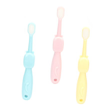 3pcs Cartoon Kids Toothbrush Set with Soft Bristles Cute Hippo Design for Boys and Girls