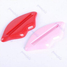 2 PCS Lip Shaped Toothpaste Tube Squeezer and Dispenser Set for Easy Tube Squeezing, WasteReducing Design