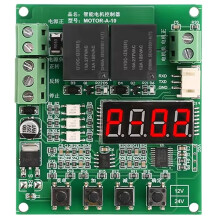 12V Motor Drive Controller Forward/Reverse Rotation Control with Limit Timing Delay Overcurrent Protection