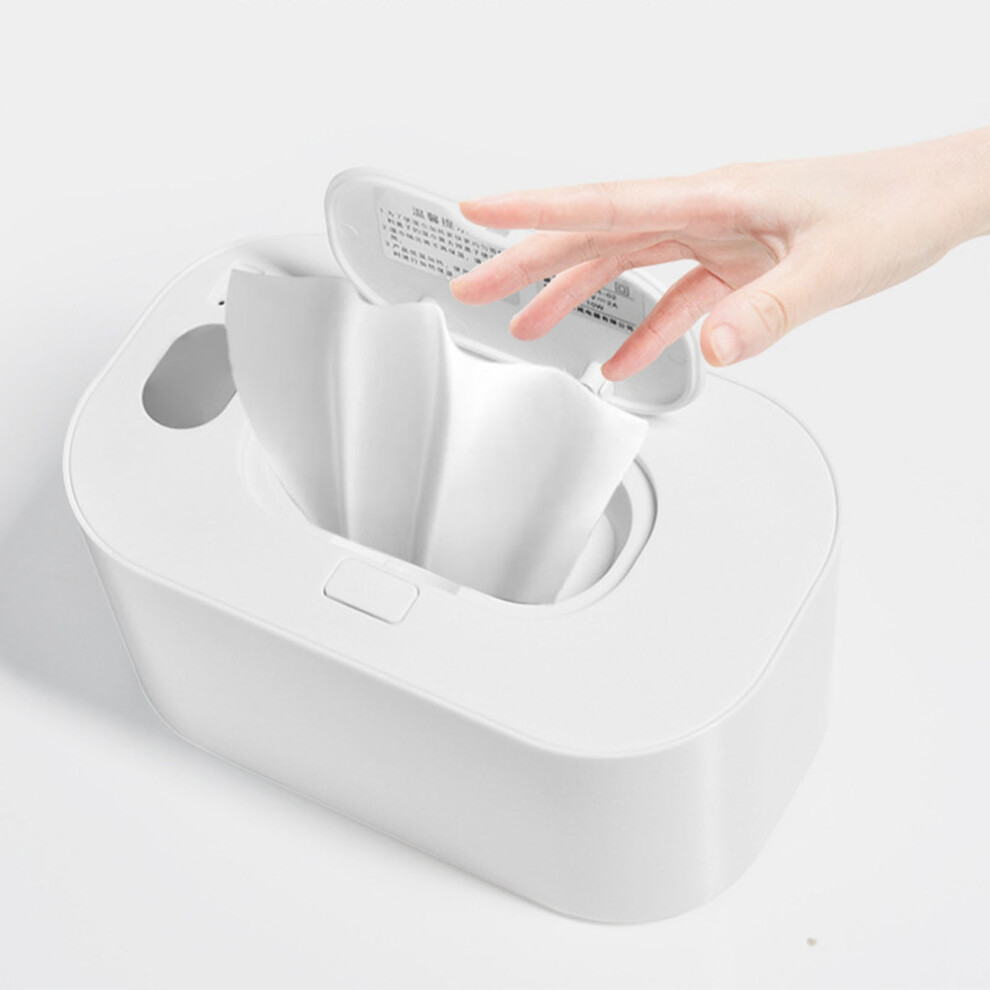 Wet Wipes Dispenser Heater – Lock, Large Capacity, 200X120x98mm, White