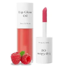 Lip Plumper Gloss with Red Berry Tint Hydrating Oil Formula Smooth Application Travel Size
