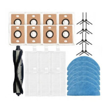 For A30 Pro Vacuum Cleaner Spare Parts Vacuum Main Roller Brushes Side Brushes Filter Mop Cloth Dust Bag