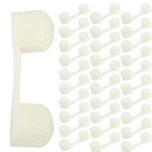 200-Pack White Disposable Nose Filters for Dust, Anning, Painting, and Workshops