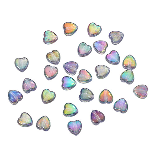 (Heart shaped) Bunte Herz- & Sternperlen, DIY Schmuck 1