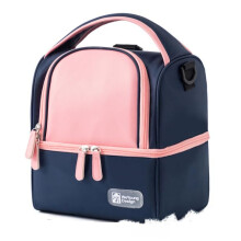 8L Powder Blue Breast Milk Cooler Bag, Insulated Large Capacity Baby Bottle Storage for Travel and Daycare