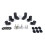 T-6061 Anodized Billet Aluminum Rear Spoiler Riser Kit for 2013-2018  Focus ST (Extender) 1
