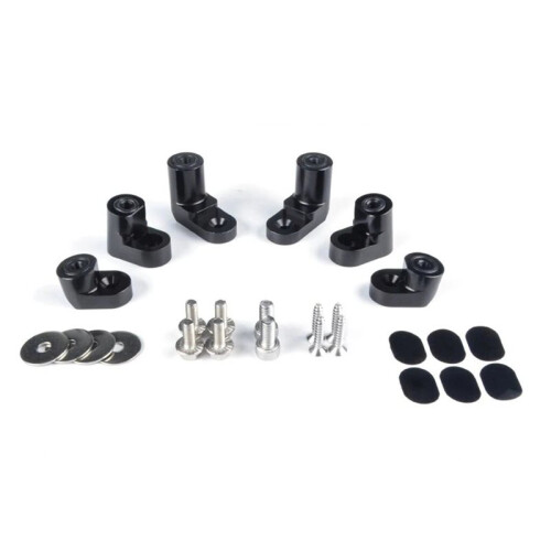 T-6061 Anodized Billet Aluminum Rear Spoiler Riser Kit for 2013-2018  Focus ST (Extender)
