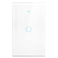 Tuya WiFi Wall RF433 1 Gang No Neutral Wire Touch Sensor LED Light Switches Home B US Plug