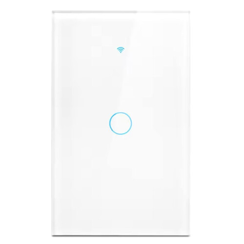 Tuya WiFi  Wall  RF433 1 Gang No Neutral Wire Touch Sensor LED Light Switches Home B US Plug