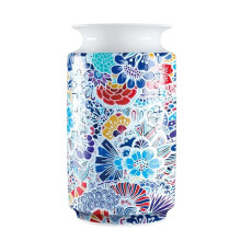 3D-Puzzlevase für Erwachsene, DIY-Blumenvase-Bastelset, DIY-Kunstblumen-Bausteinvase Zur Heimdekoration