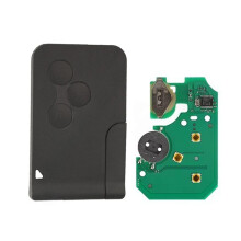 Remote Key 433Mhz ID46 PCF7947 Chip 3Button for Megane 2 3 Scenic Clio 2003-2008 Upgrade Design Emergency Card A
