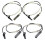4Pcs Car Front & Rear ABS Wheel Speed Sensor for  E81 E82 E87 E90 34526870075 34526870077 34526760424 34526762476 1