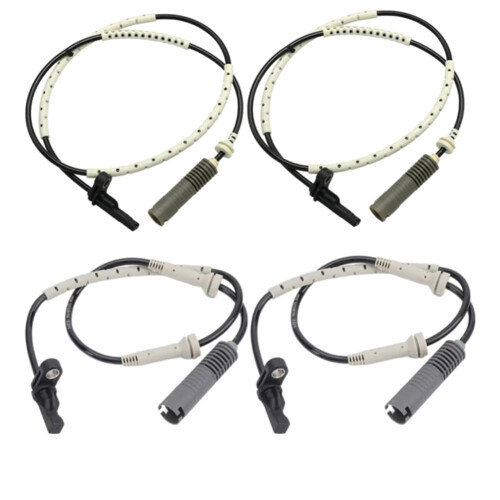 4Pcs Car Front & Rear ABS Wheel Speed Sensor for  E81 E82 E87 E90 34526870075 34526870077 34526760424 34526762476